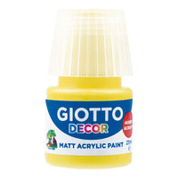 Giotto Decor akrilna boja mat 25 ml – žuta