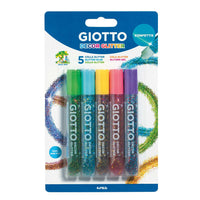 GIOTTO Glitter Glue svjetlucavo ljepilo s konfetima 5 x 10 g