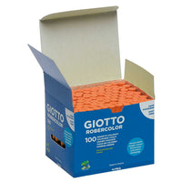 giotto robercolor krede bez prašine 100 kom – narančasto