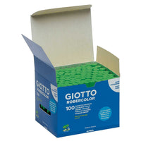 giotto robercolor krede bez prašine 100 kom – zeleno