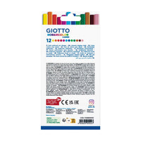 GIOTTO Robercolor Carré bezprašne krede četvrtaste u boji 12 kom