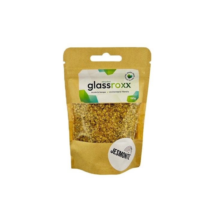 Stakleni granulat Glassroxx Jesmonite 150 g – Neonska žuta