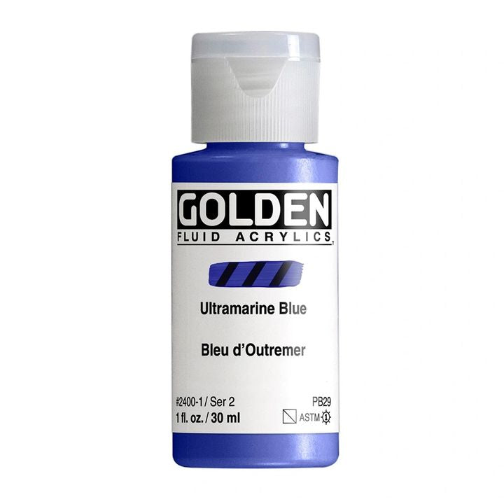 GOLDEN fluidna akrilna boja 30 ml – 2400 ultramarin plava