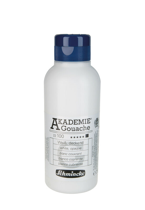 Gvaš boja Schmincke AKADEMIE 250 ml – 100 Bijela, pokrivna