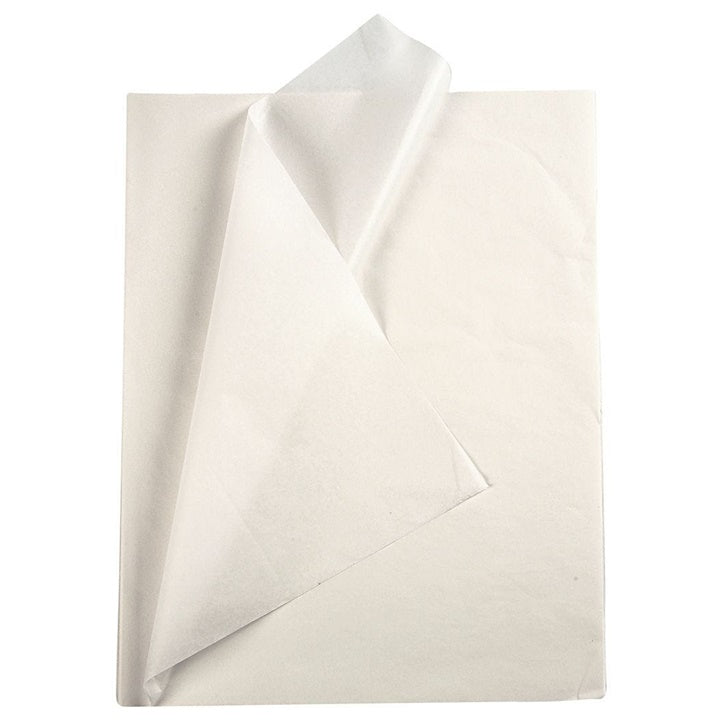 Svilen papir 50 x 70 cm - 25 kom – bijela