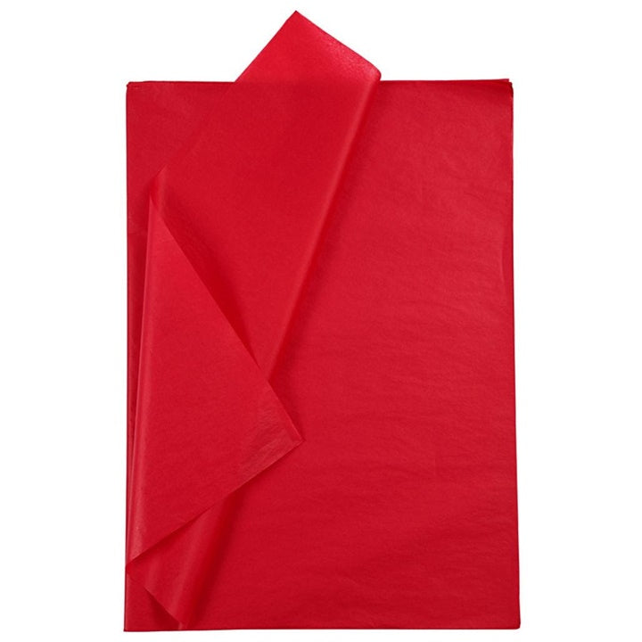 Svilen papir 50 x 70 cm - 25 kom – crvena