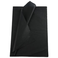 Svilen papir 50 x 70 cm - 25 kom – crna