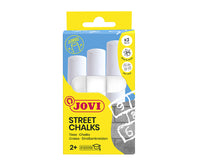 JOVI jumbo krede za asfalt, 3 kom, bijele