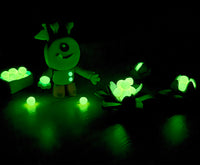 JOVI Glow prirodni plastelin 10 x 15 g – 8 boja + 2 koje svijetle u mraku