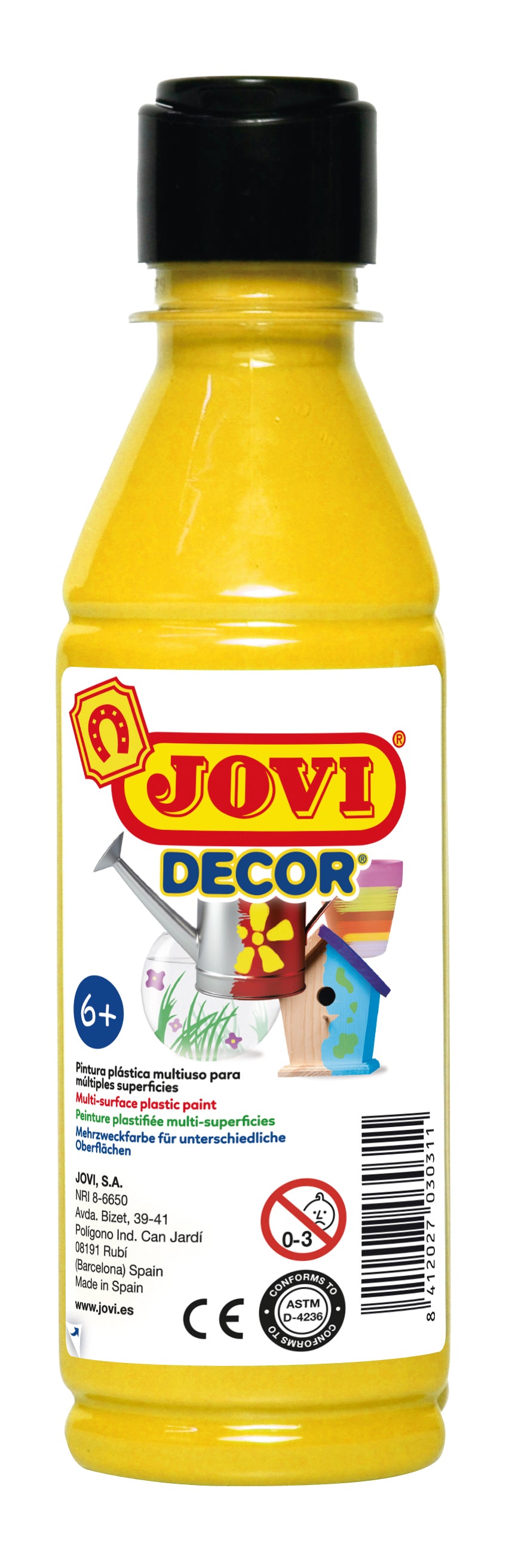 JOVI Jovidecor akrilna boja 250 ml – žuta