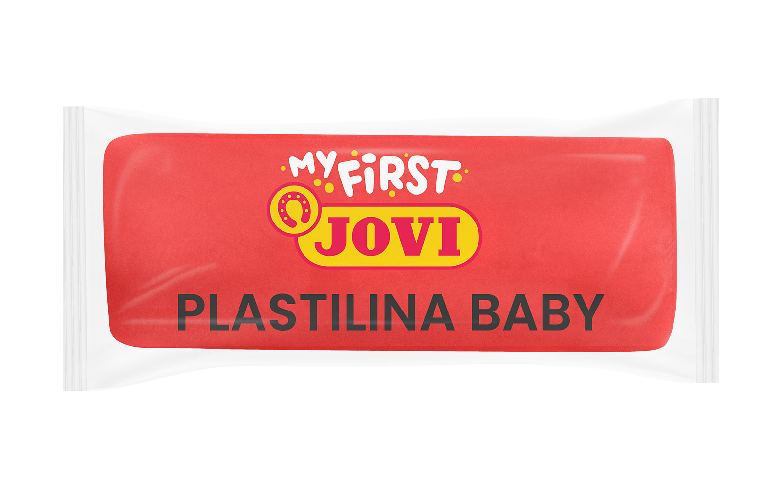 Mekani prirodni plastelin Jovi My First 10 x 38 g crveni u kantici