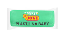 Mekani prirodni plastelin JOVI My First 10 x 38 g zeleni u kanti