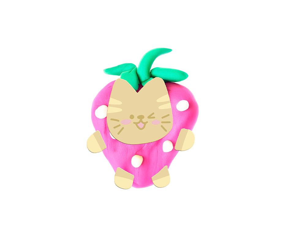 JOVI Play&Fun Kawaii prirodni plastelin u koferu – set s priborom