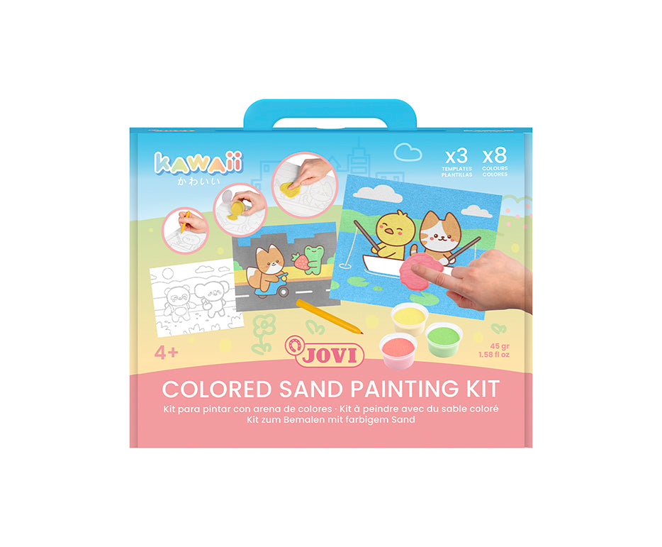 JOVI Play&Fun Kawaii set za slikanje pijeskom – 12 kom