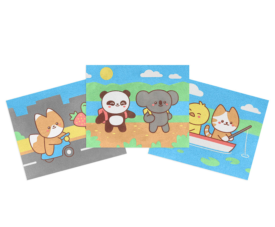 JOVI Play&Fun Kawaii set za slikanje pijeskom – 12 kom