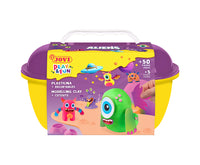 JOVI Play&Fun prirodni plastelin u koferčiću Aliens - 50 kom
