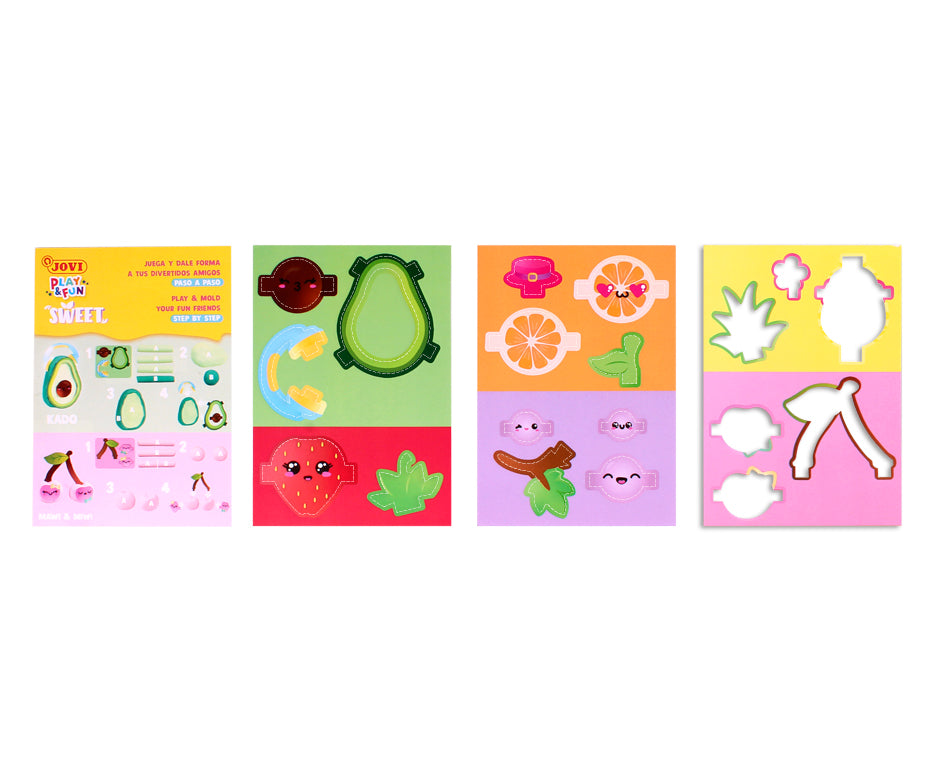 JOVI Play&Fun prirodni plastelin u koferčiću Sweet – 50 kom