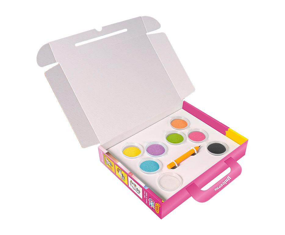 Set za slikanje pijeskom JOVI Play&Fun Unicorns - 12 kom
