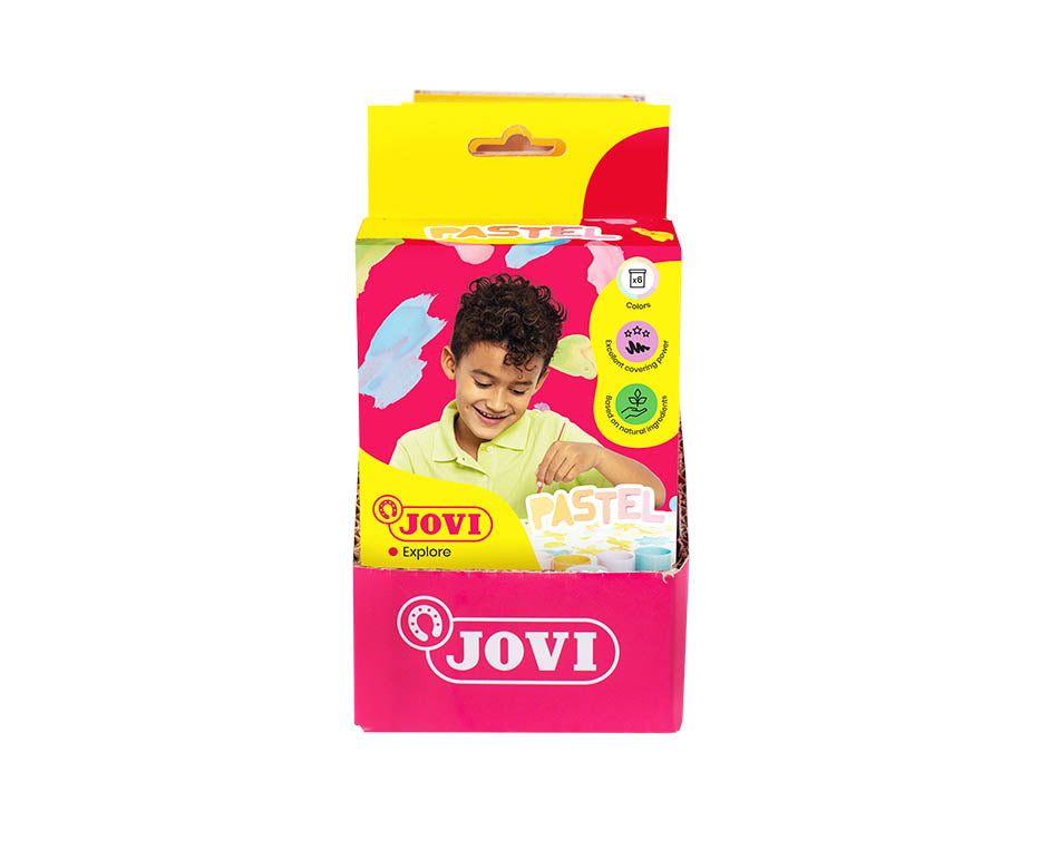 JOVI Premium pastelne tempere 6 x 35 ml s kistom