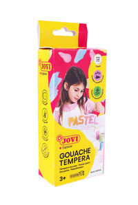 Pastelne tempere JOVI Premium 6 x 15 ml s kistom