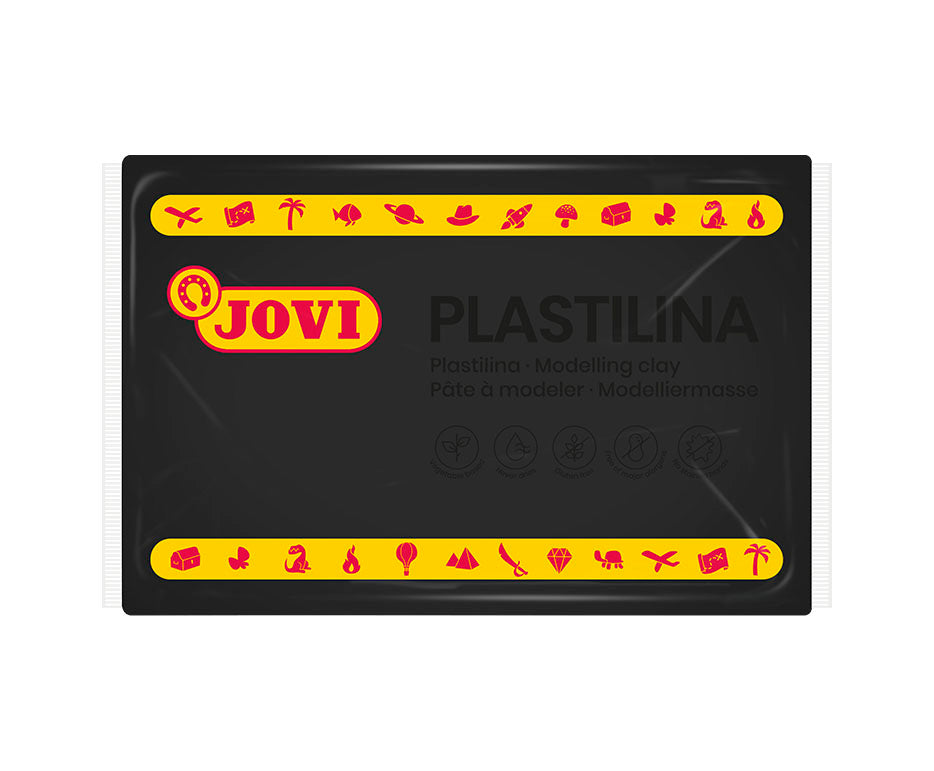 JOVI prirodni plastelin 350 g – crna