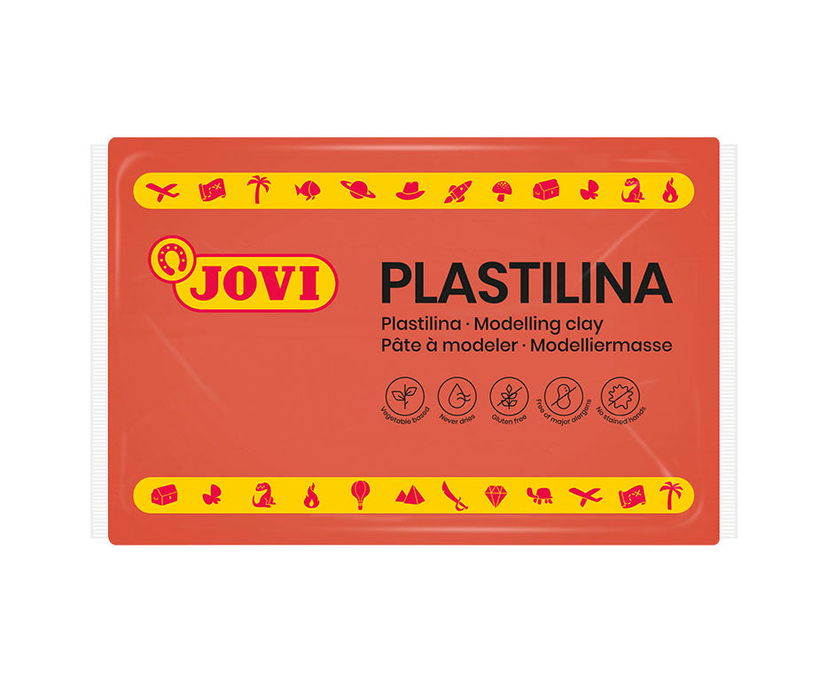 JOVI prirodni plastelin 350 g – smeđa