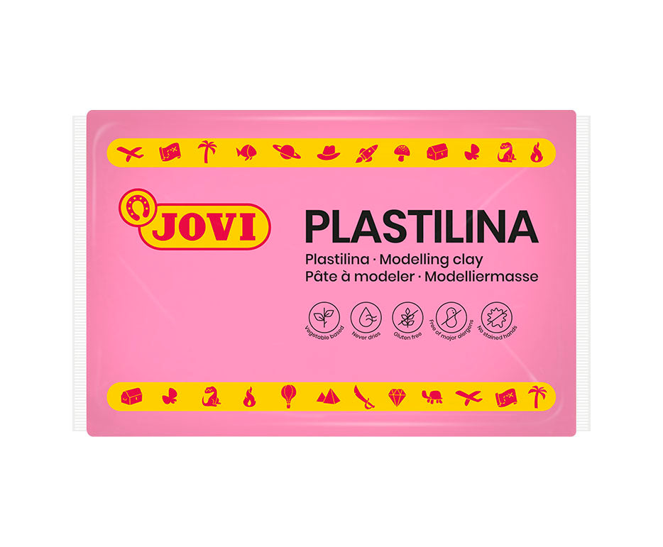 JOVI prirodni plastelin 350 g – ružičasta