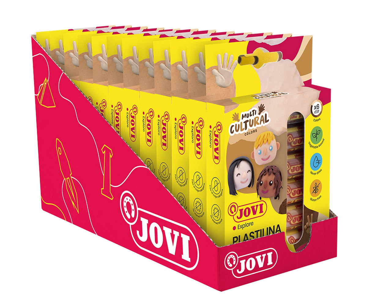 JOVI prirodni plastelin tonovi kože 6 x 15 g