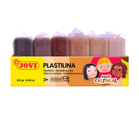 JOVI prirodni plastelin tonovi kože 6 x 50 g