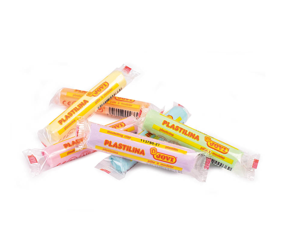 JOVI prirodni plastelin u pastelnim bojama 6 x 15 g