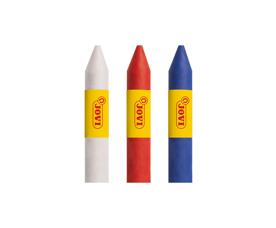 JOVI set boja za lice u stiku 3 x 5,6 g - bijela, crvena i plava