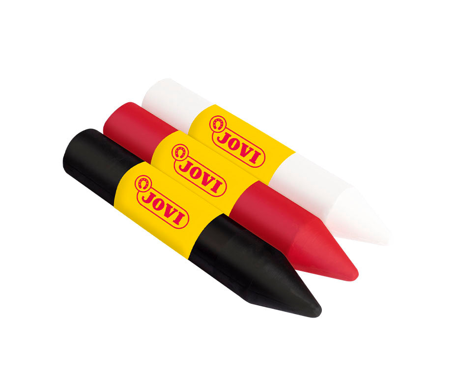 JOVI set boja za lice u stiku 3 x 5,6 g - crvena, bijela i crna