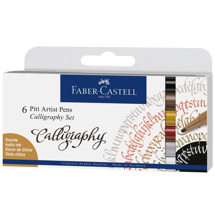 Kaligrafska pera Faber-Castell Pitt - set 4 kom — slika 1