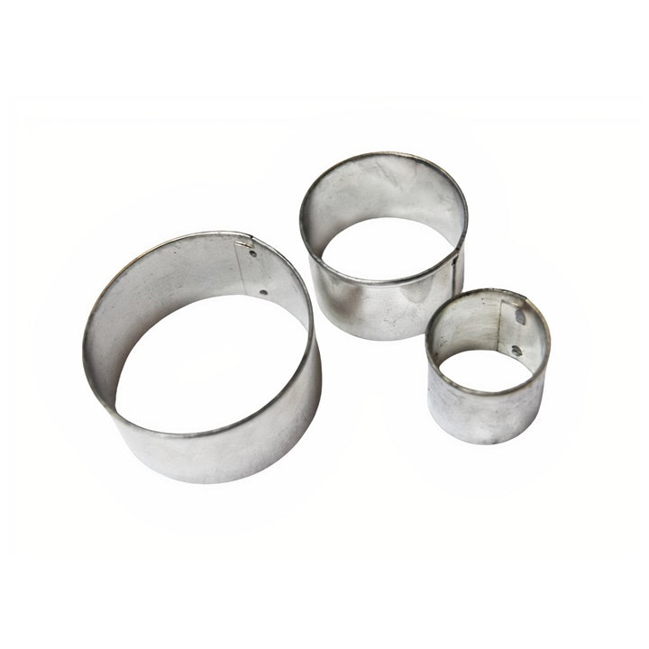 Kalupi za glinu krug 20 / 30 / 40 mm - set 3 kom