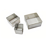 Kalupi za rezanje gline kvadrat 20 / 30 / 40 mm - set 3 kom