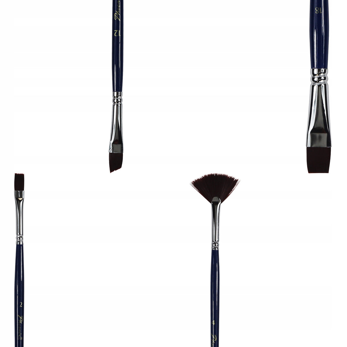 Kistovi Phoenix od smeđeg najlona 6614S2 - set od 4 dijela