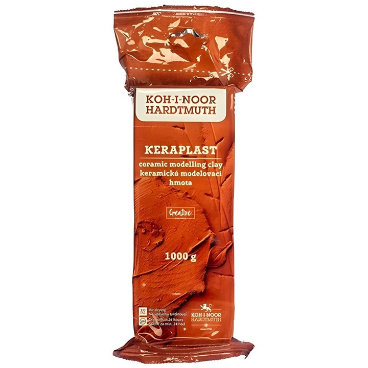 KOH-I-NOOR Keraplast Glina za modeliranje 1000g – Terra cotta