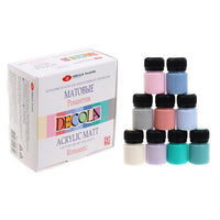 Komplet matnih akrilnih boja Decola 9x20 ml