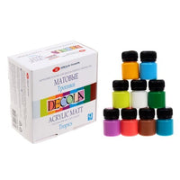 Komplet matnih akrilnih boja Decola 9x20 ml
