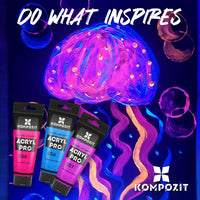 Fluorescentna akrilna boja ACRYL PRO ART Kompozit 75 ml