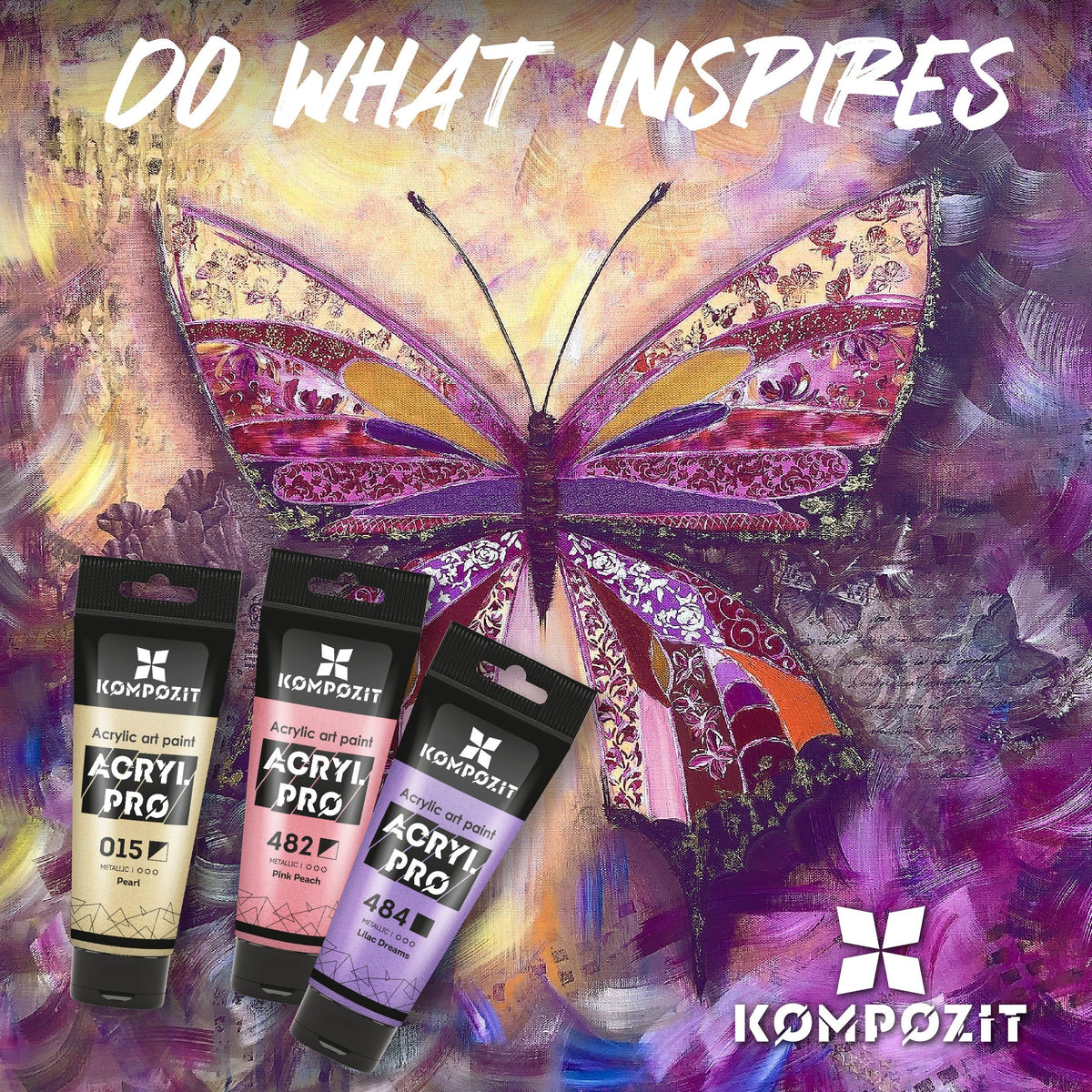 Metalik akrilna boja ACRYL PRO ART Kompozit 75 ml