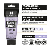 Pastelna akrilna boja ACRYL PRO ART Kompozit 75 ml