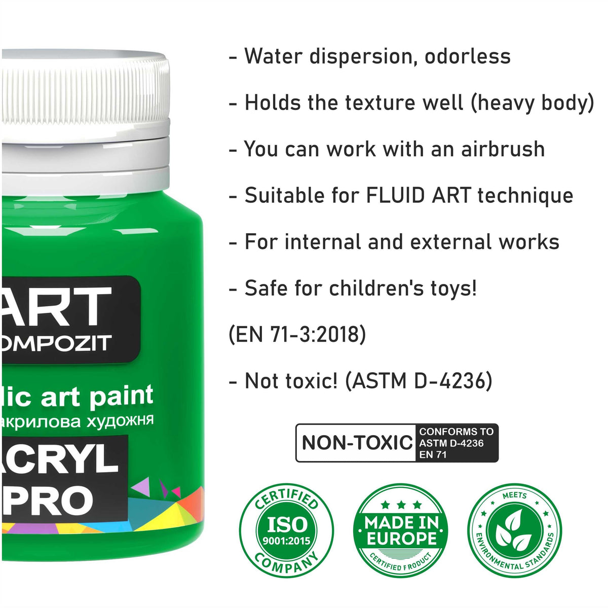 ACRYL PRO Kompozit set akrilnih boja