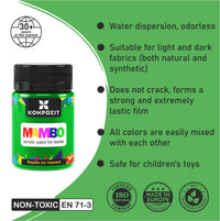 MAMBO akrilna boja za tekstil i kožu 50 ml