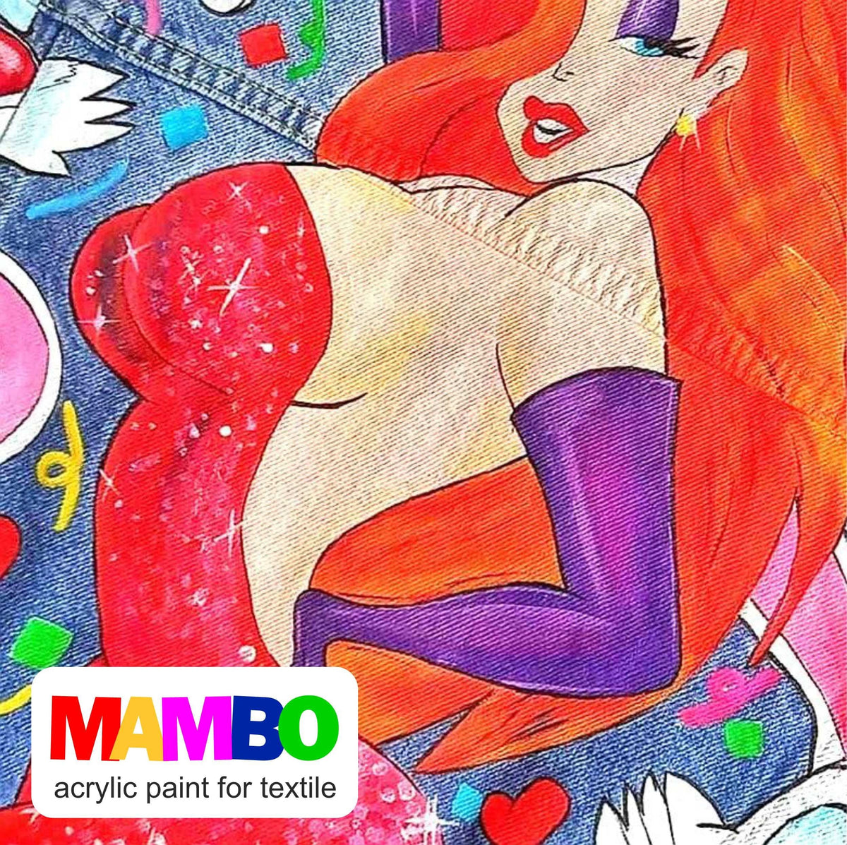 MAMBO akrilna boja za tekstil i kožu 50 ml