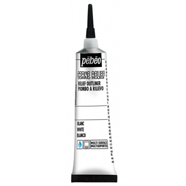 Kontura Pebeo Cerne Relief 20 ml – bijela