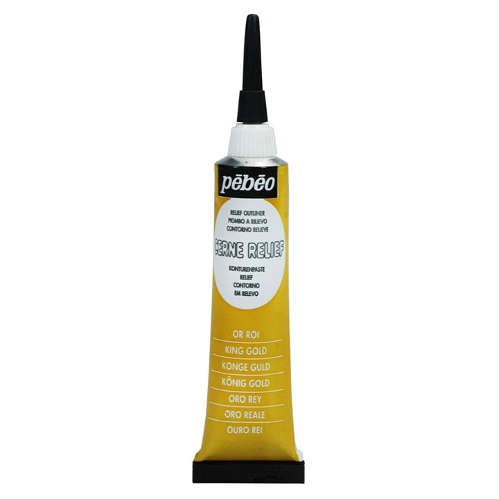 Kontura Pebeo Cerne Relief 20 ml – King zlatna
