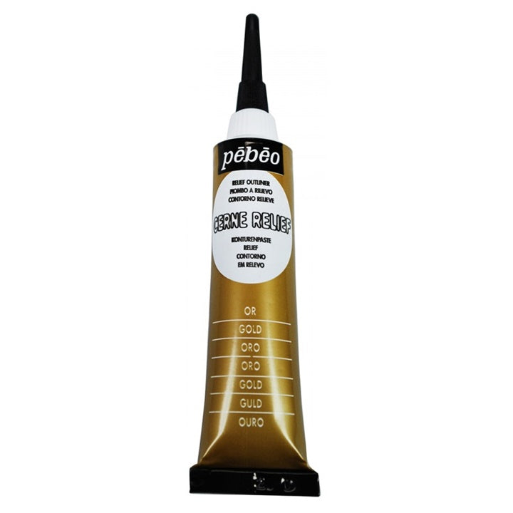 Kontura Pebeo Cerne Relief 20 ml – zlatna