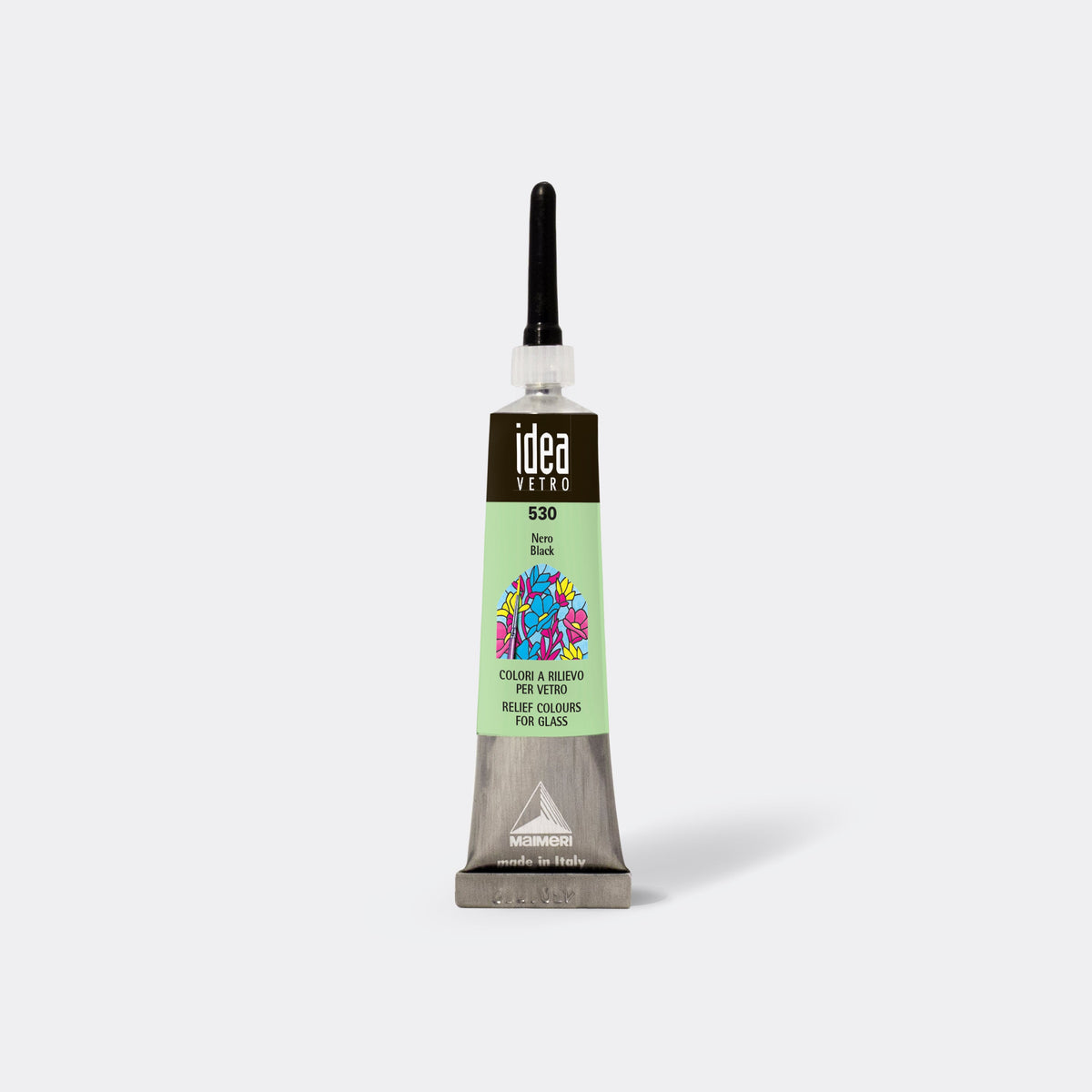 Kontúrovacia farba MAIMERI Vetro Rilievo - 20 ml – Crna