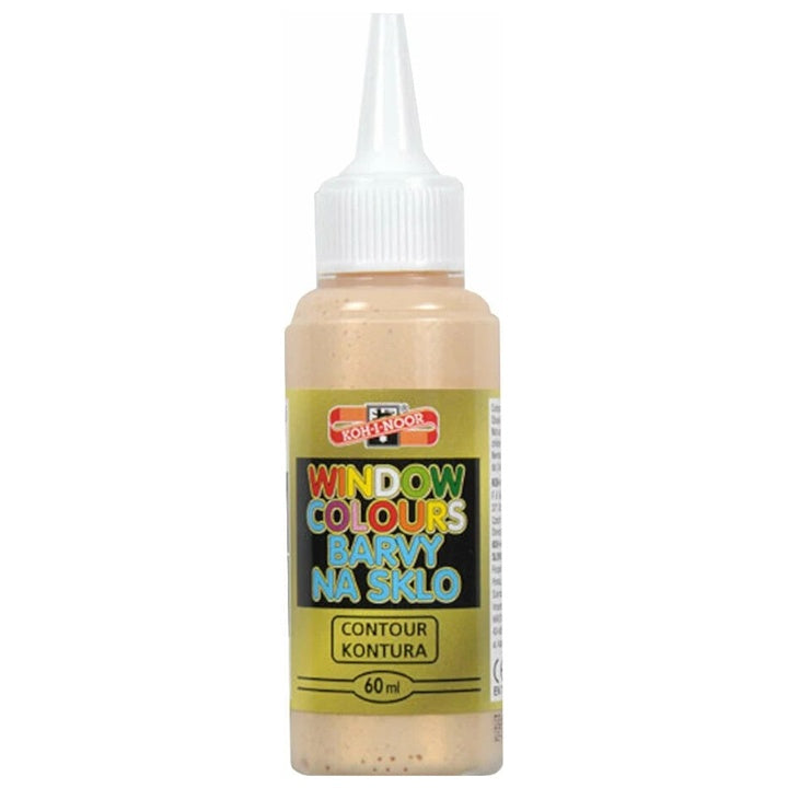 Kontúrovacie farby na sklo KOH-I-NOOR 60 ml | rôzne odtiene — obrázok 1